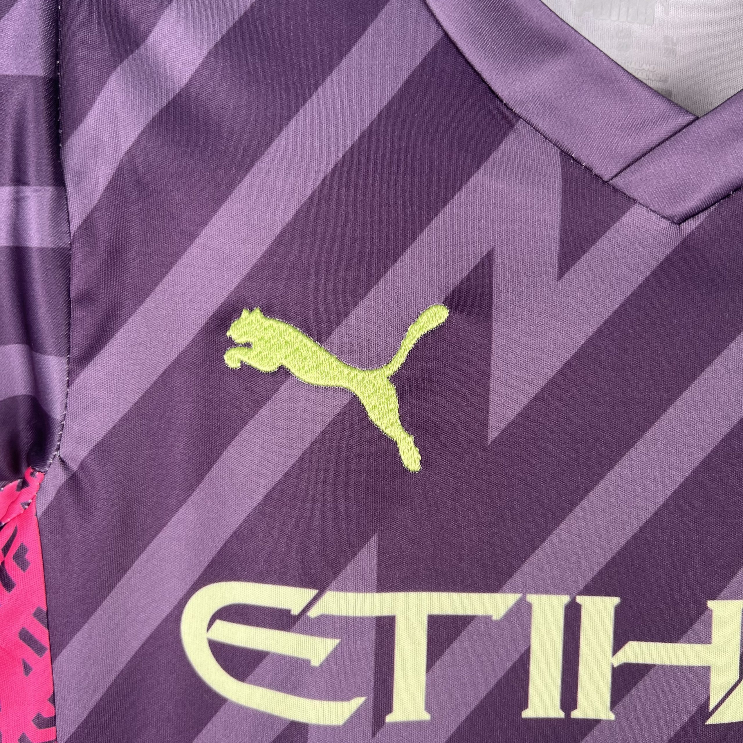 Camiseta Manchester City Portero 2023-2024 Nino Purpura