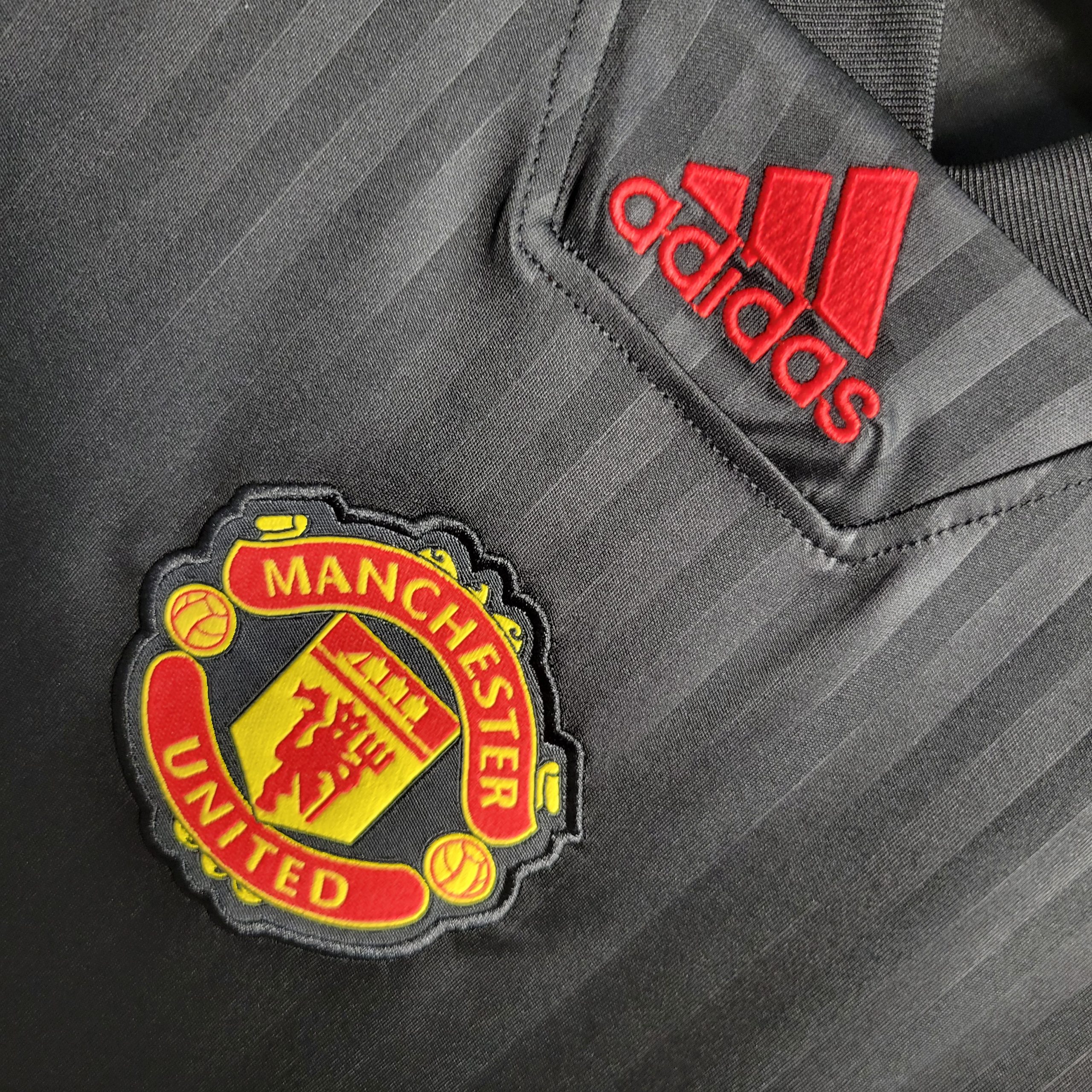 Camiseta de Entrenamiento Manchester United 2023-2024 Sin Mangas Rosa