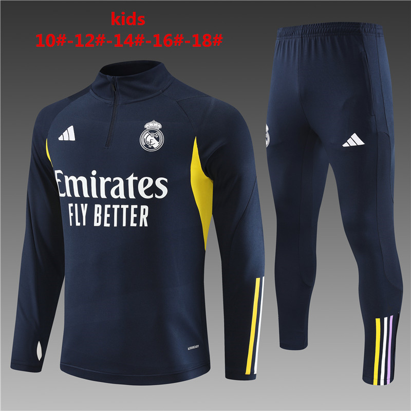 Sudadera Fc Real Madrid 2023/2024 (Hombre/Niño) + Pantalones [ES