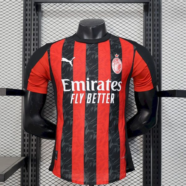 1ª Camiseta Versión Jugador AC Milán 2025/2026