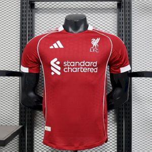 1ª Camiseta Versión Jugador Liverpool 2025/2026